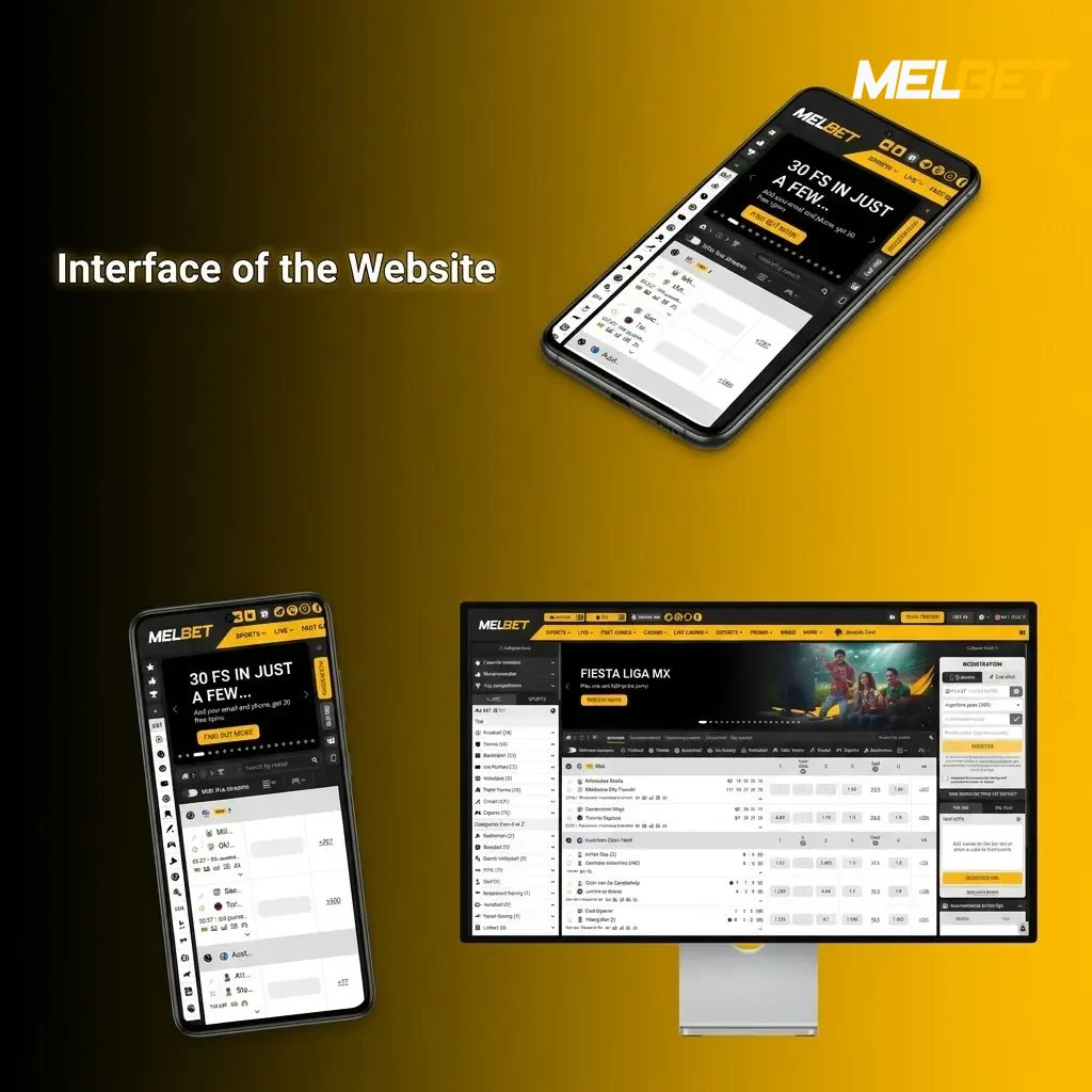 Melbet website homepage interface showing top navigation bar with Sports, Live, Casino and Promotions links for Indian players